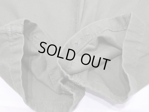 画像8: 60s 1966 US ARMY OG-107 UTILITY BAKER PANTS  34×33  (8)