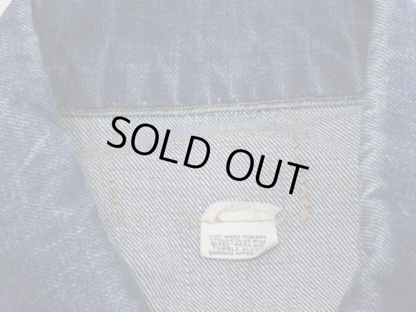 画像3: 70s Levi's 70505-0217 BLANK TAB DENIM JACKET GJ (3)