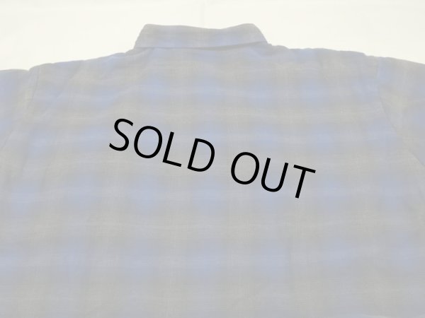 画像9: 80s 90s TWONCRAFT OMBRE SHADOW CHECK QUILTING FLANNEL  SHIRT  (9)