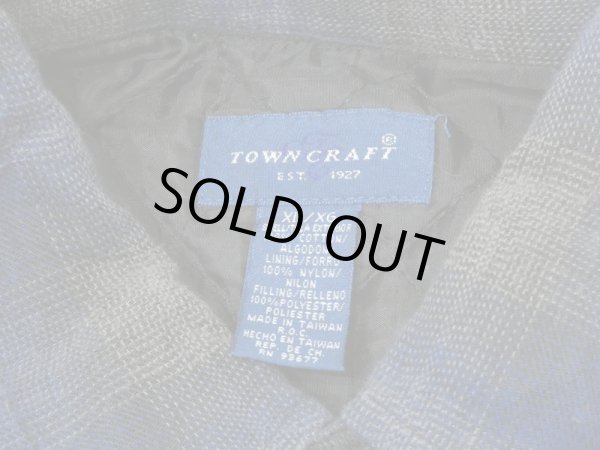 画像3: 80s 90s TWONCRAFT OMBRE SHADOW CHECK QUILTING FLANNEL  SHIRT  (3)