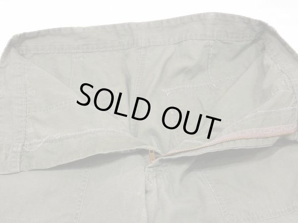 画像8: 60s US ARMY PX CIVILIAN COTTON POPLIN UTILITY BAKER PANTS (8)