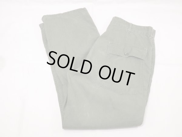 画像3: 60s US ARMY PX CIVILIAN COTTON POPLIN UTILITY BAKER PANTS (3)