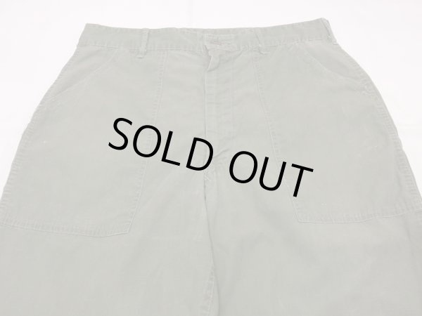 画像4: 60s US ARMY PX CIVILIAN COTTON POPLIN UTILITY BAKER PANTS (4)
