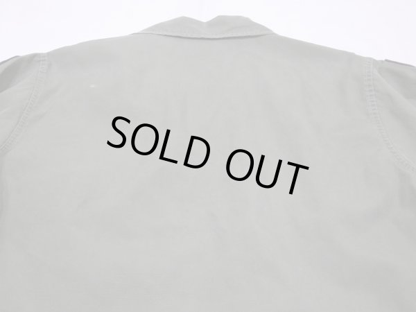 画像10: 60s US ARMY TROOPER PX CIVILIAN COTTON POPLIN UTILITY SHIRT with FULL PATCH (10)