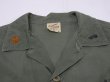 画像4: 60s US ARMY TROOPER PX CIVILIAN COTTON POPLIN UTILITY SHIRT with FULL PATCH (4)