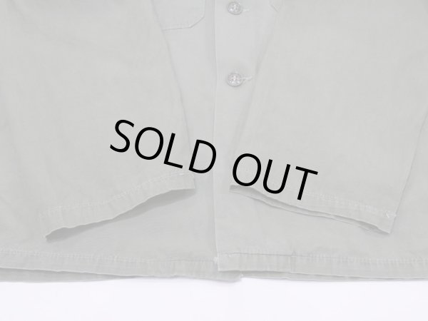 画像9: 60s US ARMY TROOPER PX CIVILIAN COTTON POPLIN UTILITY SHIRT with FULL PATCH (9)