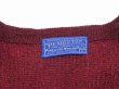 画像3: 50s Pendleton WINE RED × BORDEAUX  WOOL CARDIGAN (3)