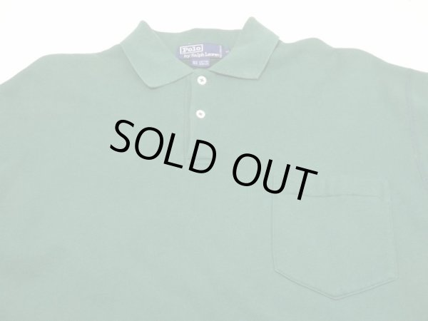 画像4: 90s Polo Ralph Lauren BIG POLO SWEAT POLO SHIRT (4)