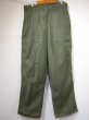 画像1: 60s '68 US ARMY OG-107 UTILITY BAKER PANTS with ALUMINUM ZIPPER (1)