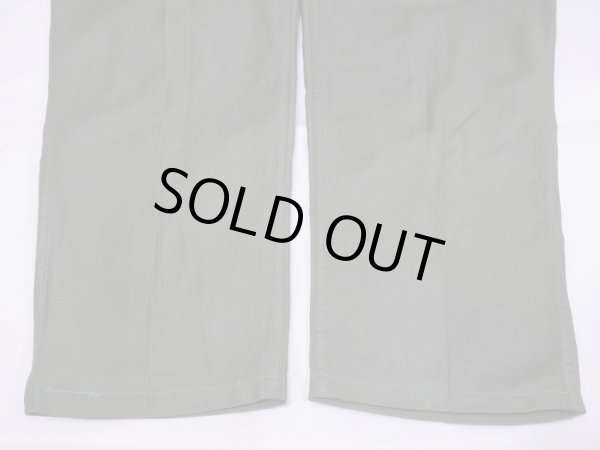 画像9: 60s '68 US ARMY OG-107 UTILITY BAKER PANTS with ALUMINUM ZIPPER (9)