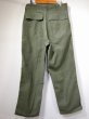 画像2: 60s '68 US ARMY OG-107 UTILITY BAKER PANTS with ALUMINUM ZIPPER (2)