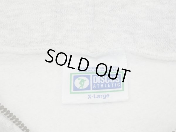 画像3: 90s DISCUS FULL ZIP SWEAT PARKA HOODED MADE IN USA  (3)