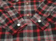 画像7: 60s KENTFIELD Woolverine WOOL PLAID OPEN COLLAR SHIRT (7)