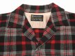 画像4: 60s KENTFIELD Woolverine WOOL PLAID OPEN COLLAR SHIRT (4)