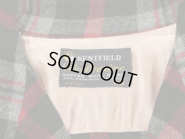 画像3: 60s KENTFIELD Woolverine WOOL PLAID OPEN COLLAR SHIRT (3)