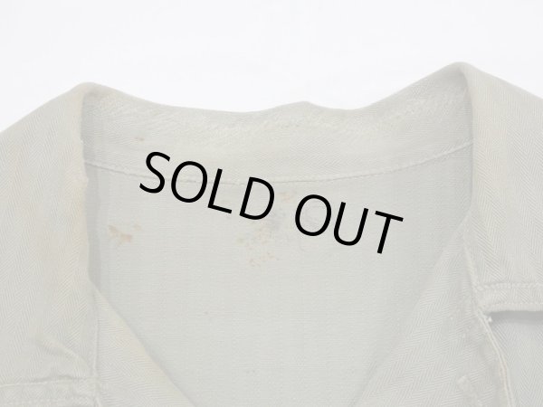 画像3: 40s US MARINE CORPS USMC P-41 HBT TWILL UTILITY JACKET (3)