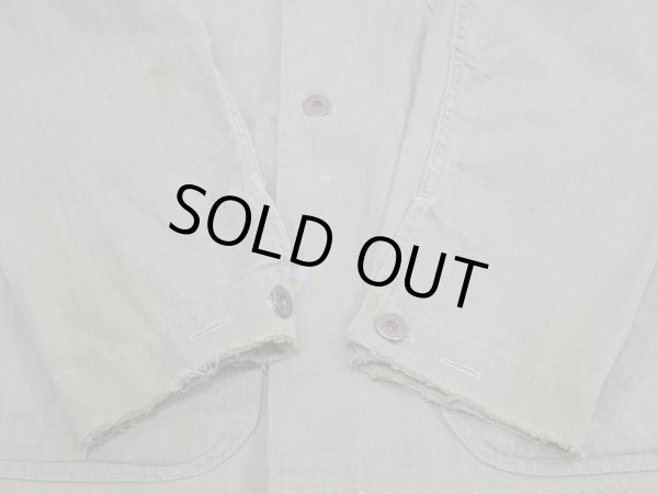 画像10: 40s US MARINE CORPS USMC P-41 HBT TWILL UTILITY JACKET (10)