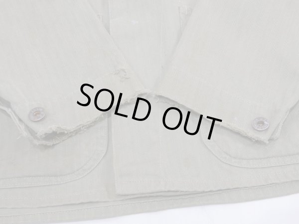 画像9: 40s US MARINE CORPS USMC P-41 HBT TWILL UTILITY JACKET (9)