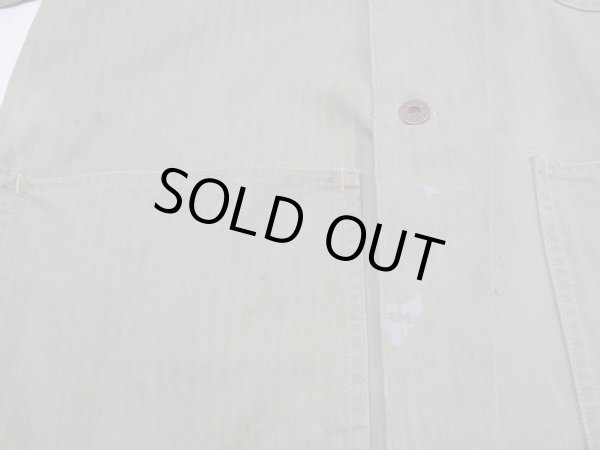 画像7: 40s US MARINE CORPS USMC P-41 HBT TWILL UTILITY JACKET (7)