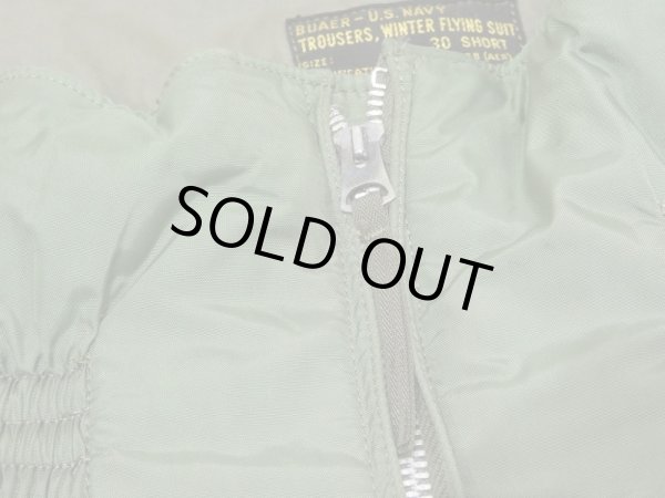 画像7: 〜 60s US NAVY USN  T-WFS WINTER FLYING SUIT TROUSERS PANTS  (7)