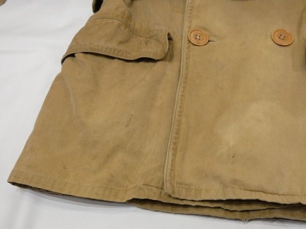 画像9: 40s WW2 BRITISH ARMY US ARMY SHAWL COLLAR MACKINAW JEEP COAT (9)