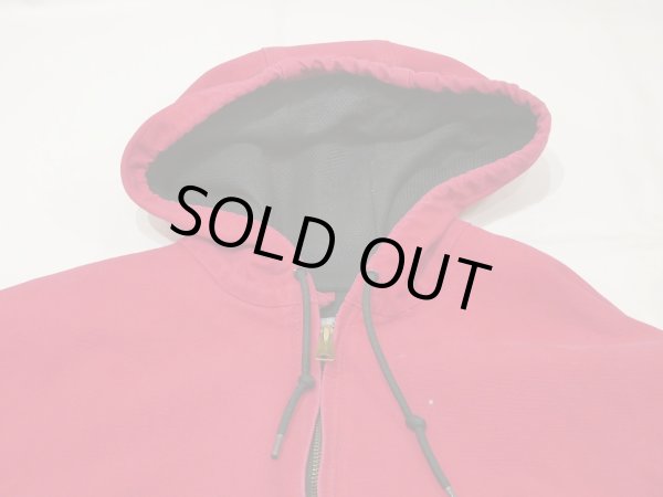 画像4: 90s Carhartt RED DUCK ACTIVE JACKET (4)