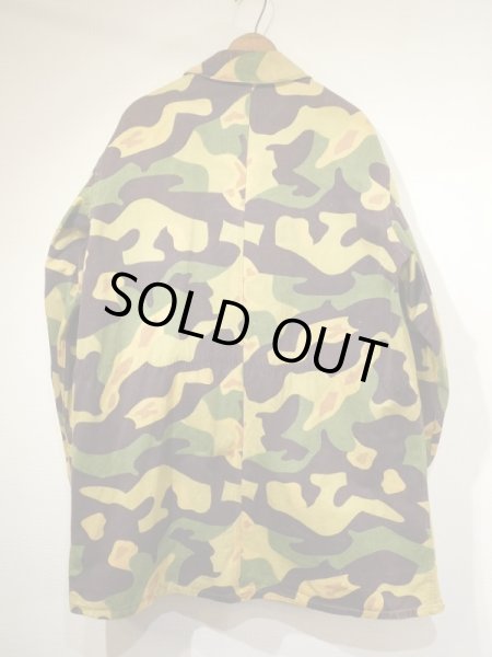 画像2: 60s CZECHOSLOVAKIA ARMY SARAMANDER CAMO OVER COAT  (2)