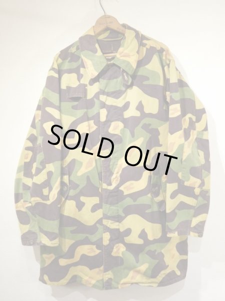 画像1: 60s CZECHOSLOVAKIA ARMY SARAMANDER CAMO OVER COAT  (1)