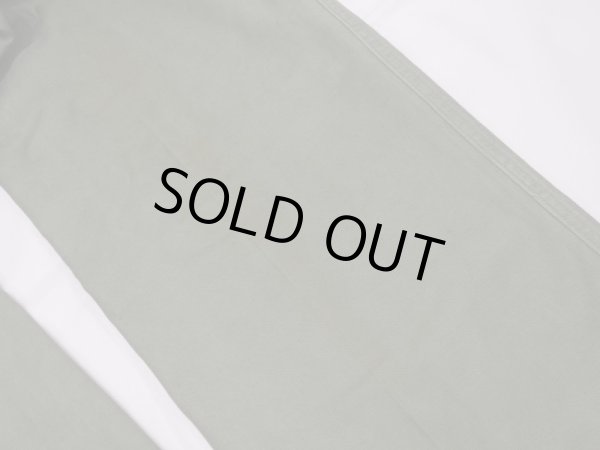 画像10: 50s US ARMY OG-107 COTTON SATEEN UTILITY BAKER PANTS LARGE 1~2 WASHED  (10)