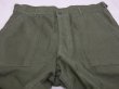 画像4: 50s US ARMY OG-107 COTTON SATEEN UTILITY BAKER PANTS LARGE 1~2 WASHED  (4)