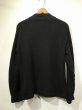 画像2: 50s Faul&Crymes BLACK WOOL LETTERED CARDIGAN (2)