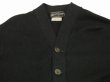 画像4: 50s Faul&Crymes BLACK WOOL LETTERED CARDIGAN (4)