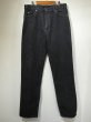 画像1: 80s Levi's 840 YARN DYED BLACK DENIM PANTS W36 MADE IN USA (1)