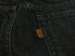 画像11: 80s Levi's 840 YARN DYED BLACK DENIM PANTS W36 MADE IN USA (11)