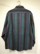 画像2: 80s Carhartt RANDOM BORDER STRIPE HEAVY FLANNEL SHIRT MADE IN USA (2)