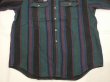 画像7: 80s Carhartt RANDOM BORDER STRIPE HEAVY FLANNEL SHIRT MADE IN USA (7)