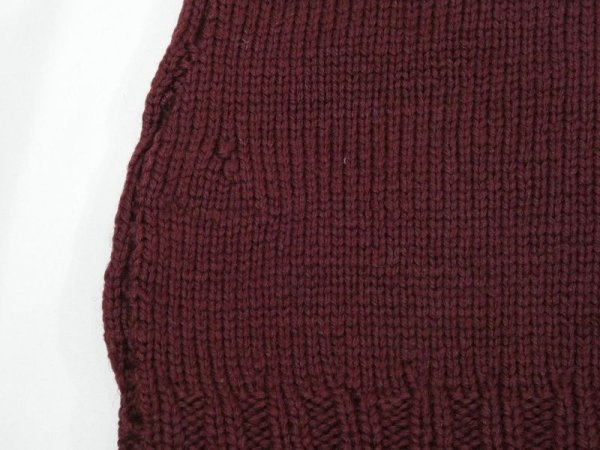 画像10: 30s 40s US ARMY AMERICAN RED CROSS ARC KNIT VEST RARE COLOR (10)