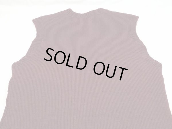 画像8: 30s 40s US ARMY AMERICAN RED CROSS ARC KNIT VEST RARE COLOR (8)