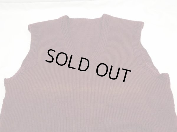 画像5: 30s 40s US ARMY AMERICAN RED CROSS ARC KNIT VEST RARE COLOR (5)