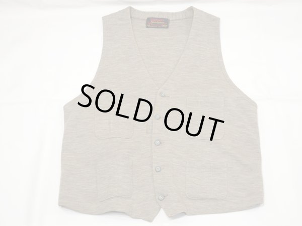 画像6: 〜 50s Duofold TWO SEPARATE LAYERS 4 POCKET WOOL VEST (6)
