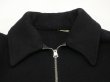 画像4: 30s UNKNOWN WOOL SPORTS JACKET with GROMMET ZIPPER (4)