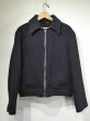 画像1: 30s UNKNOWN WOOL SPORTS JACKET with GROMMET ZIPPER (1)