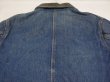 画像11: 40s WW2 UNKNOWN DENIM CHORE JACKET COVERALL with BLANKET (11)