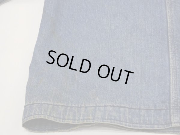 画像13: 40s WW2 UNKNOWN DENIM CHORE JACKET COVERALL with BLANKET (13)