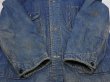 画像7: 40s WW2 UNKNOWN DENIM CHORE JACKET COVERALL with BLANKET (7)