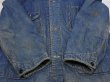 画像7: 40s WW2 UNKNOWN DENIM CHORE JACKET COVERALL with BLANKET (7)