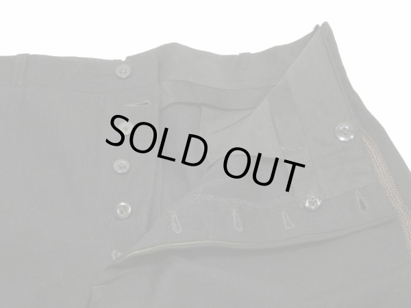 画像7: 20s 30s UNKNOWN SIDE LINE HBT WOOL TROUSERS SLACKS PANTS (7)