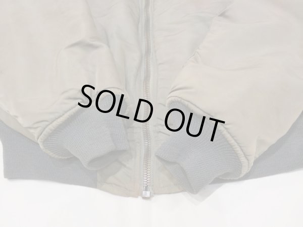 画像13: 50s US AIR FORCE USAF MA-1 FLIGHT JACKET with SQUADRON PATCH GOOD FADE (13)