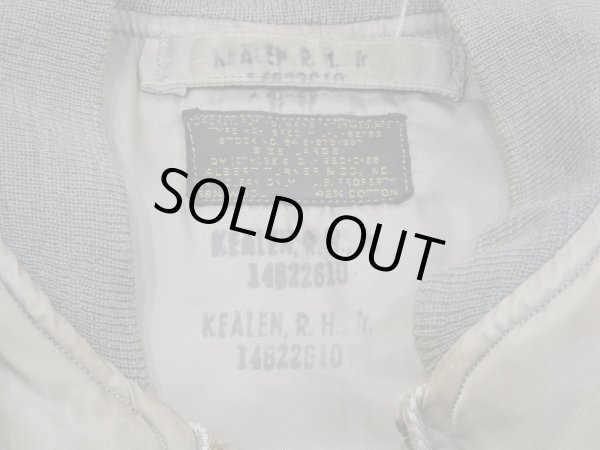 画像3: 50s US AIR FORCE USAF MA-1 FLIGHT JACKET with SQUADRON PATCH GOOD FADE (3)