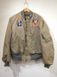 画像1: 50s US AIR FORCE USAF MA-1 FLIGHT JACKET with SQUADRON PATCH GOOD FADE (1)